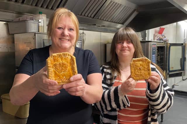 Tara and Shannon Eades, the mum and daughter, who won the Pub Pie class at the British Pie Awards for The Plough Inn at Hickling