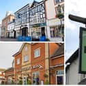 Some of the Melton area bars and pubs listed in the 2024 Good Beer Guide, clockwise from top left, The Kettleby Cross at Melton, The Bell at Frisby and the Half Moon at Melton