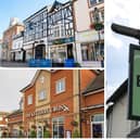 Some of the Melton area bars and pubs listed in the 2024 Good Beer Guide, clockwise from top left, The Kettleby Cross at Melton, The Bell at Frisby and the Half Moon at Melton