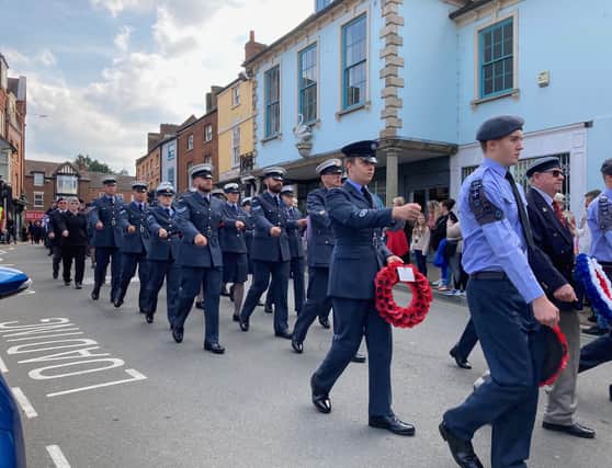 The parade in Market Place