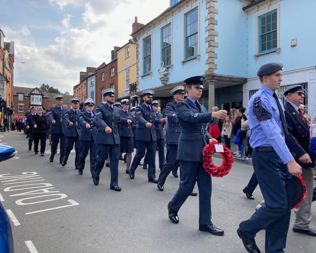 The parade in Market Place