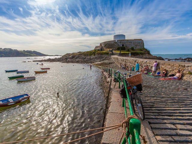 Fort Grey in St Peter Port, Guernsey - another stop on the cruise