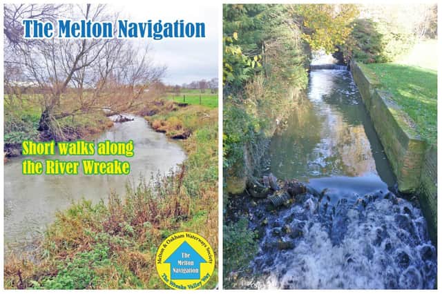 The Melton Navigation (left), the cover of the new book, and Frisby lock, one of the locations mentioned in the book