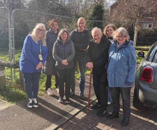 Navigation Close residents with Melton borough councillors after a planning inspector dismissed an appeal to protect their green space