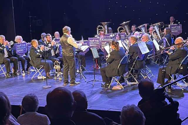 The Melton Band playing at Saturday's senior citizens concert at Melton Theatre