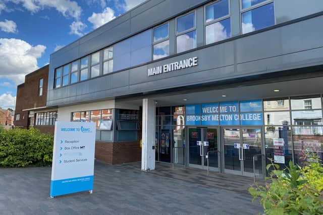 The entrance to the Melton Theatre and college campus site