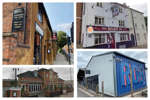 Melton Mowbray pubs in the 2026 Good Beer Guide, clockwise from top left - Anne of Cleves, The Boat Inn, Round Corner Brewing and The Kettleby Cross