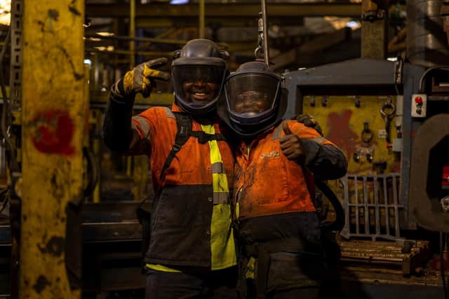 The last ever molten iron pour at Holwell Works