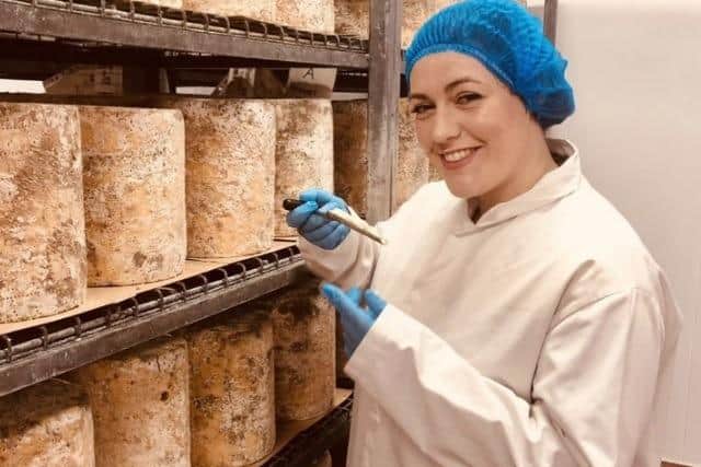 Alicia Kearns visits Long Clawson Dairy