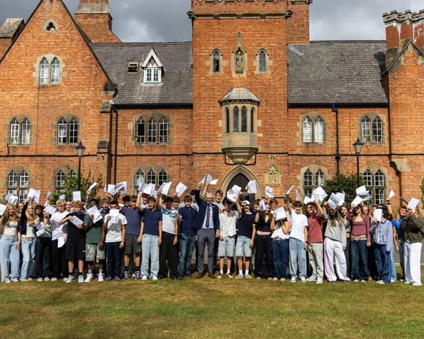 Ratcliffe College's GCSE students celebrate their impressive grades on results day