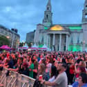 The space was packed out for the iconic event