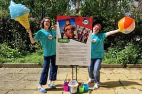 L-R: Lydia Raine and and Mags Rivett from Family Holiday Charity