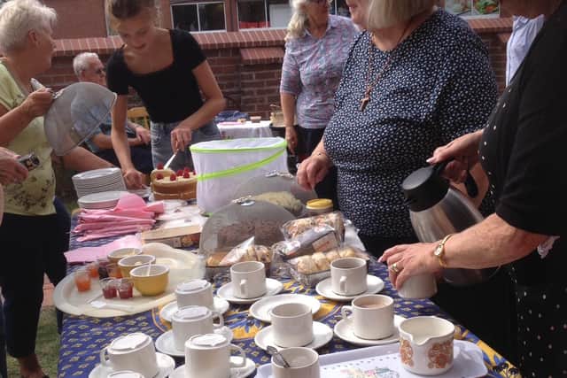 The cream teas fundraiser at St John's Church at Melton