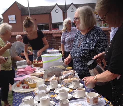 The cream teas fundraiser at St John's Church at Melton