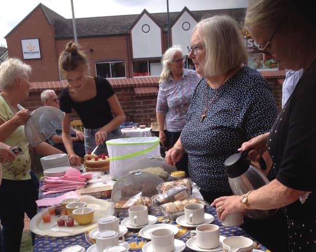 The cream teas fundraiser at St John's Church at Melton