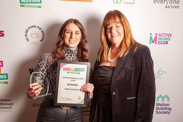 Let's Get Moving Melton Awards - Sportsperson of the Year Emma Gardner IMAGE SoarPhoto.co.uk