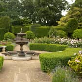 The Rose Garden at Belvoir Castle