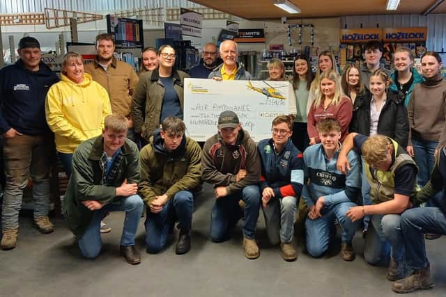 Young farmers raise £10k for air ambulance from poignant tractor run