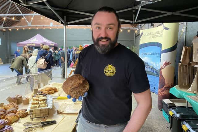 The Olivia's Bakery stand at the East Midlands Food Festival in Melton Mowbray earlier this month