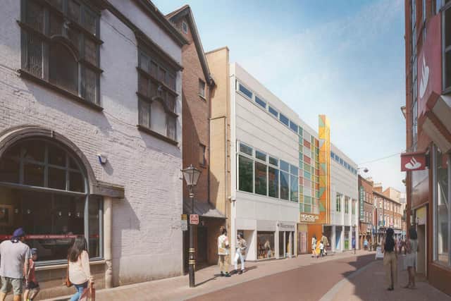 Highcross' Church Gate Entrance
