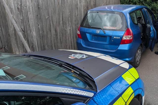 Melton Police posted this photo of the vehicle suspected of being driven dangerously by a 15-year-old