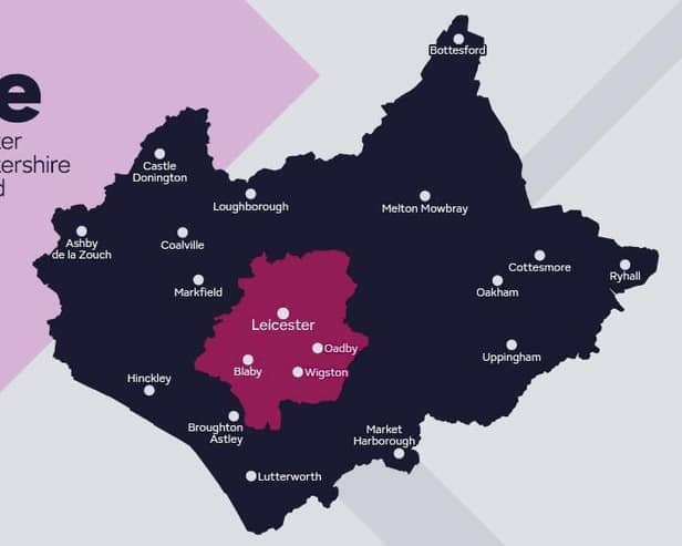 The approved plan for councils restructure for Leicester, Leicestershire and Rutland which has now been withdrawn