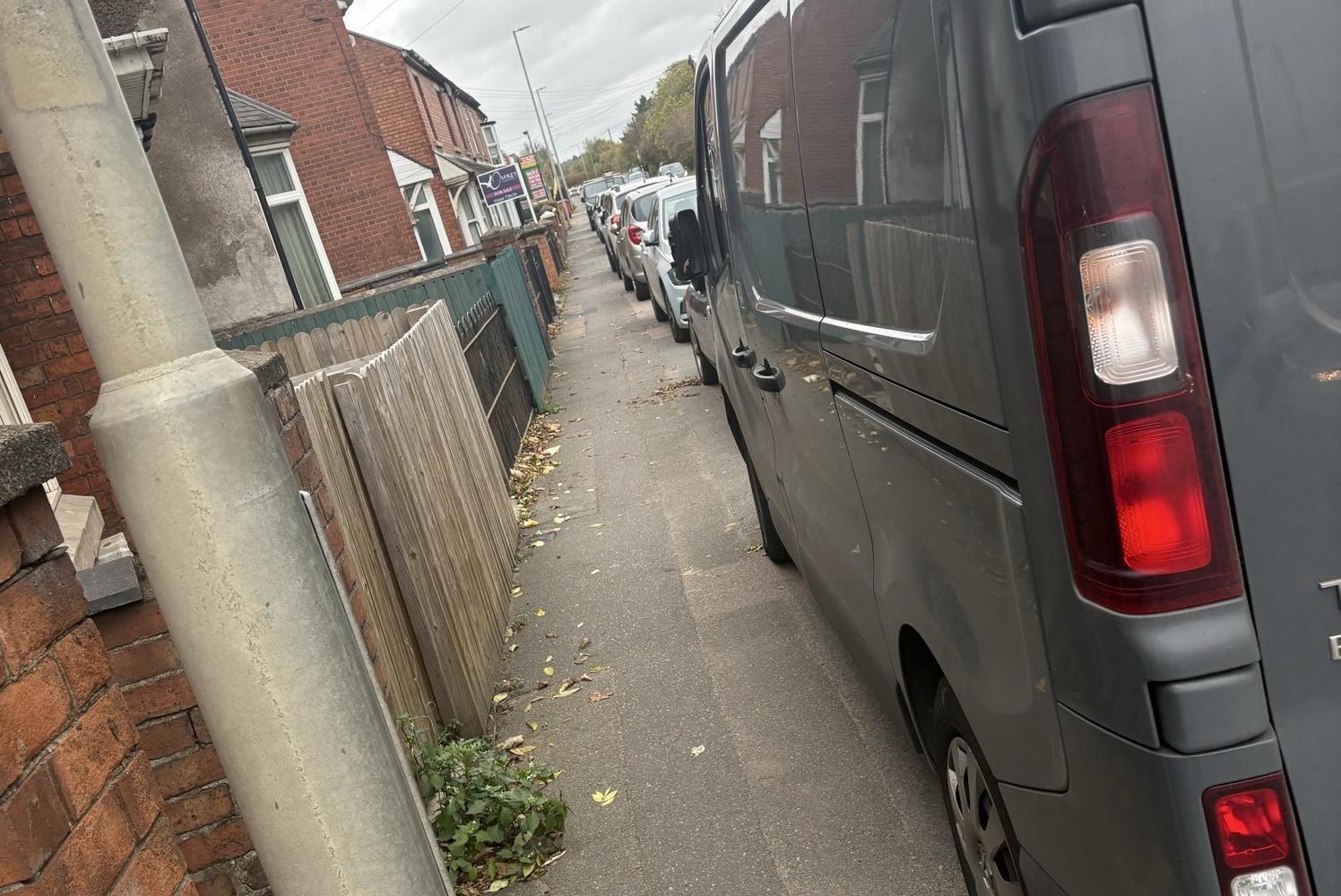Footpaths blocked with parked cars flagged up as major issue in Melton