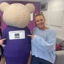 Jessie Walker, KS Composites and Kirsty Coxon, Rainbows with mascot, Bow Bear