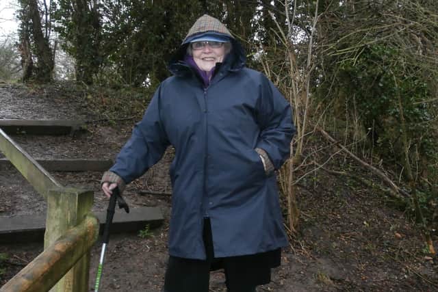 Jacky Flavell on a camping trip
