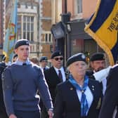 Last year's Battle of Britain parade passes through Market Place
