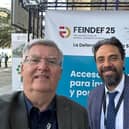 L-R Peter Simson and Mohamed Elnady