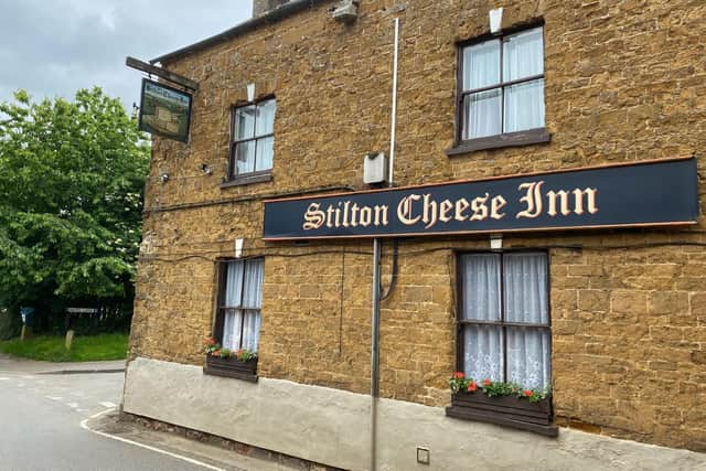 The Stilton Cheese Inn at Somerby - the building has been there since 1666