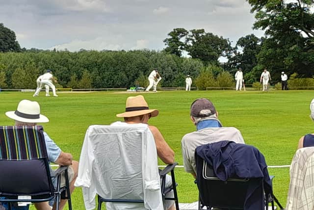 Flashback to July 2024 and a previous charity game at Knipton between MCC and Duchess of Rutland XI