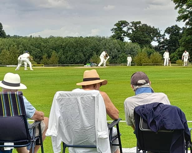 Flashback to July 2024 and a previous charity game at Knipton between MCC and Duchess of Rutland XI