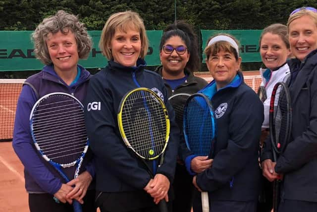 Some of Belvoir Ladies 3s' team.