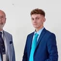 Councillor Dan Harrison (left) and Joseph Boam, who have been elected as leader and deputy leader, respectively, for Reform UK on Leicestershire County Council