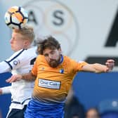 Paul Anderson in action in his Mansfield Town days.