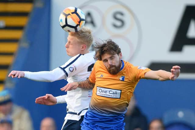 Paul Anderson in action in his Mansfield Town days.