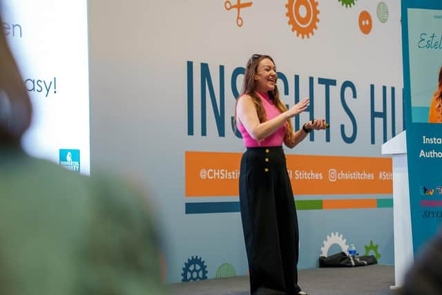 Instagram Expert Estelle Keeber at the CHSI Stitches event 2025