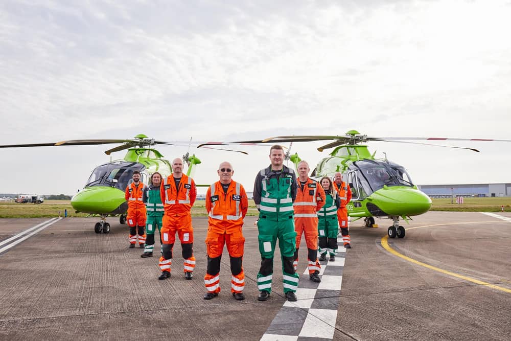 Crews with the Children's Air Ambulance - they've transported their 1,000th patient