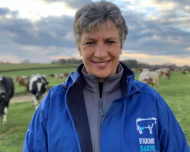 Leicestershire farmer Jane Barnes