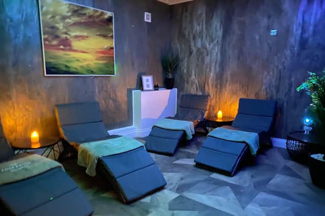 One of the treatment rooms for the Four Roots Wellbeing Experience at Rutland Hall Hotel