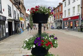 Nottingham Street in Melton Mowbray with the Wilko store to the right