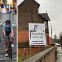 The climax to a previous Women's CiCLE Classic in Melton (left) and the Snowdon Homes housing development which is leading to Thorpe Road being closed for nearly two weeks