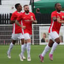 Keenan King - opening goal for Melton against Heanor.