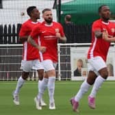 Keenan King - opening goal for Melton against Heanor.