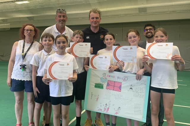 Belvoir Education & Sports Trust hand out certificates to Year 5/6 children on the new Ignite Minds scheme