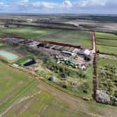 For sale - the large site in Bottesford is now available at offers in excess of £1m
