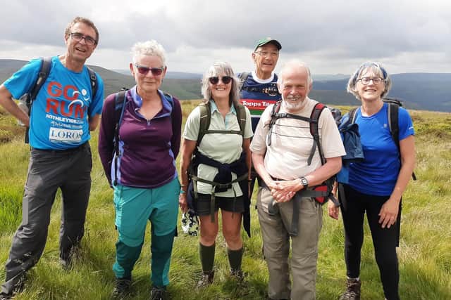 Some members of Melton Mowbray Ramblers on a walk earlier this year