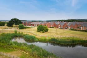 A bird's eye view of David Wilson Homes' New Lubbesthorpe development